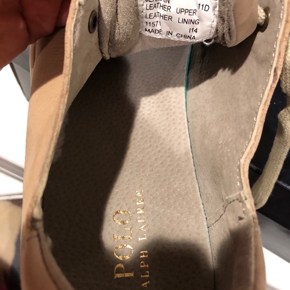 NWOT IN BOX Ralph Lauren Jermain Dark Buck Leather - Picture 7 of 10